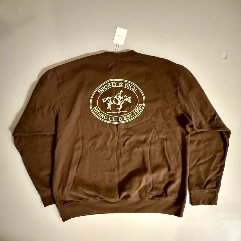 Sporty & Rich Riding Club Crewneck - NWT!